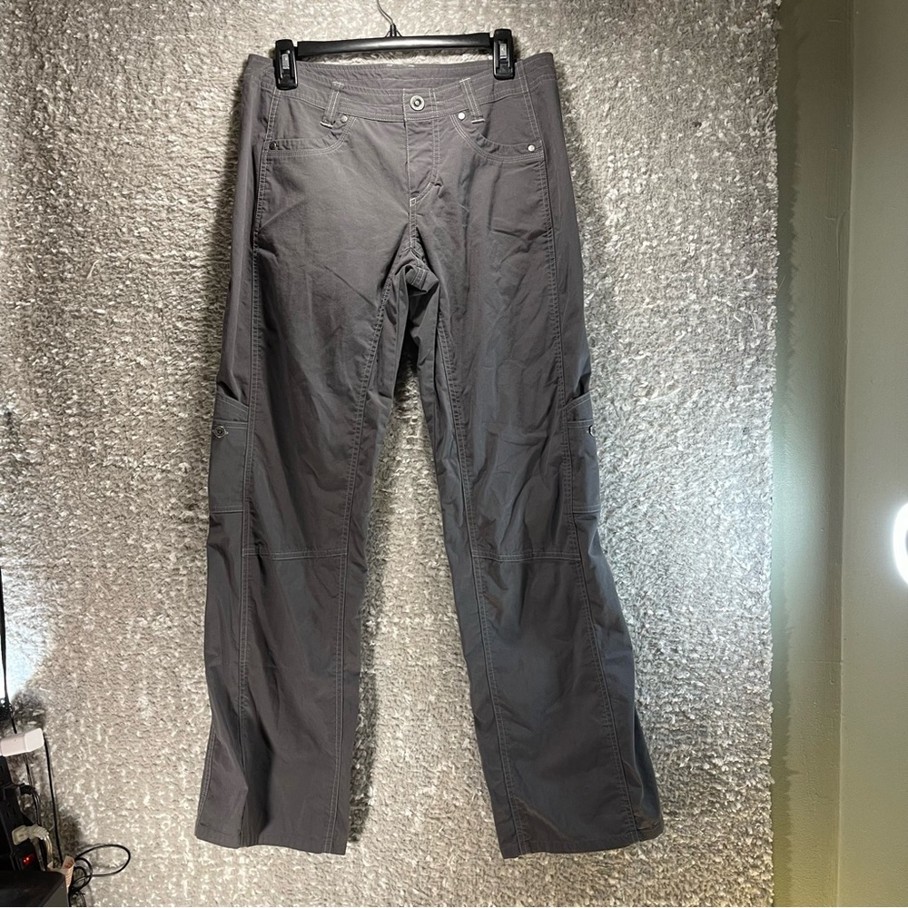 Kuhl Women’s outdoor Performance Pants Size 8 Gray Cotton, Nylon Cargo Pockets